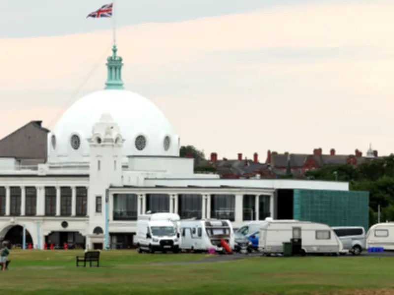 Caravans Ordered to Leave Council Land Near Spanish City in Whitley Bay