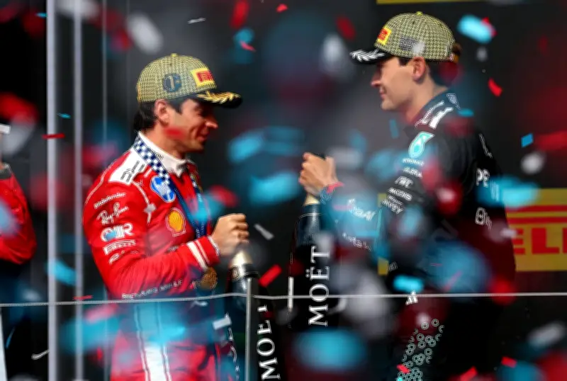 Charles Leclerc Wins Chaotic British GP as Verstappen Crashes, Russell Gains