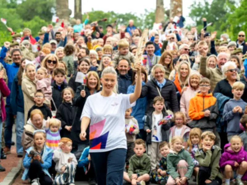 Commonwealth Games baton arrives at Dumfries House for Glasgow 2026 relay