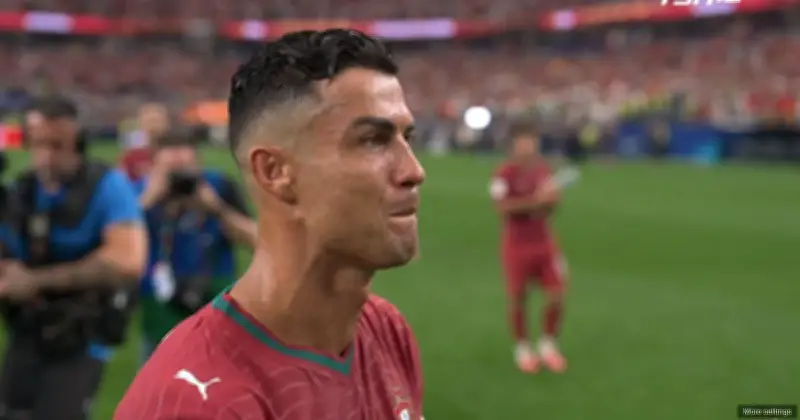 Cristiano Ronaldo in Tears After Portugal's World Cup Exit