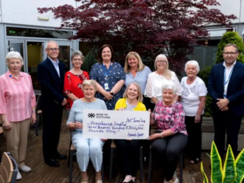 Crosshouse Volunteers Donate £300,000 to NHS Ayrshire & Arran