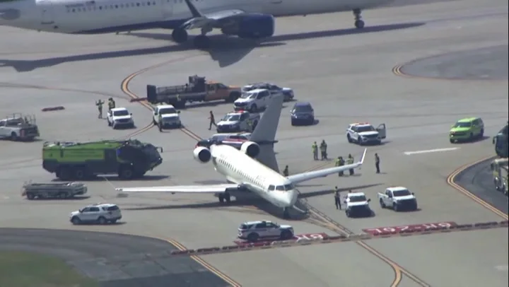 Delta Jet Clips Airbus Wing In Atlanta Airport Scare