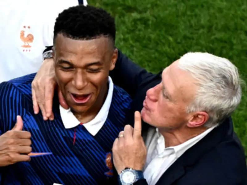 Didier Deschamps protects Kylian Mbappe after France's fiery World Cup win over Paraguay