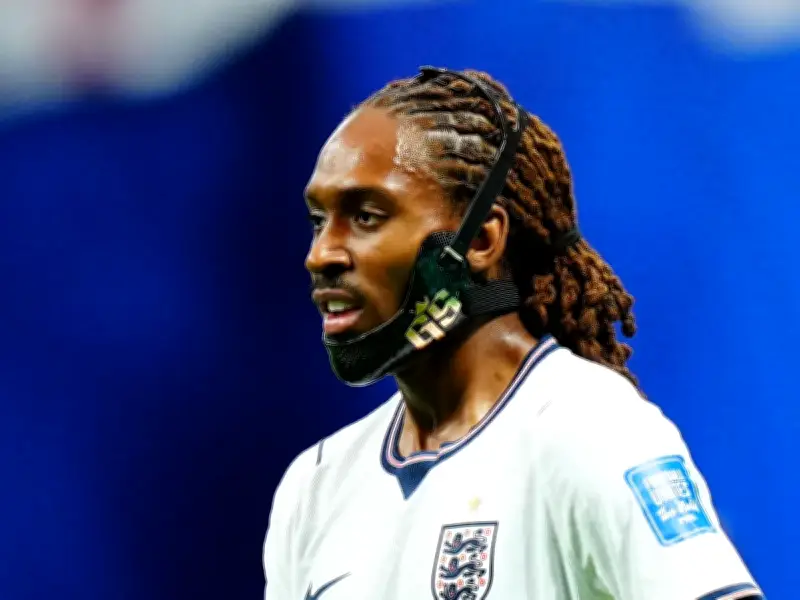 Djed Spence's Protective Face Mask: England's World Cup Defender