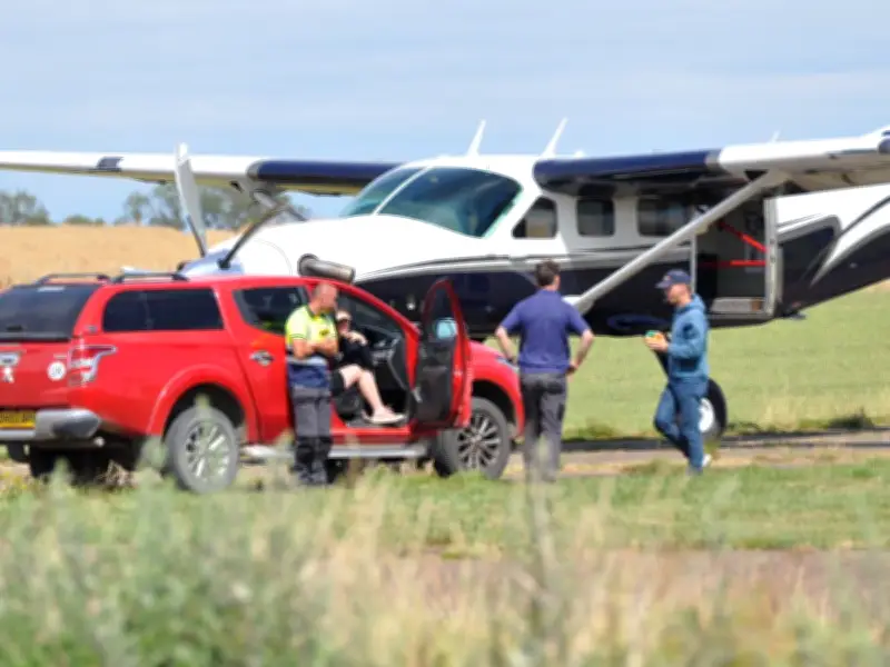 Emergency Services Respond to Skydiving Incident at Langar Airfield