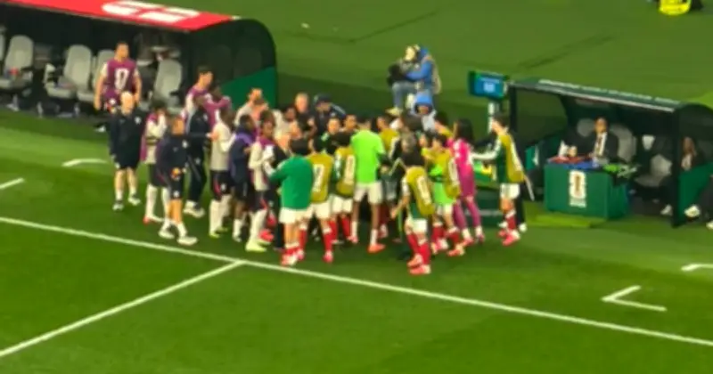 England vs Mexico Bust-Up: Shearer Says Punches Thrown After Quansah Red