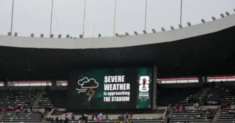 England vs Mexico World Cup Kick-Off Delayed by Storm at Azteca Stadium
