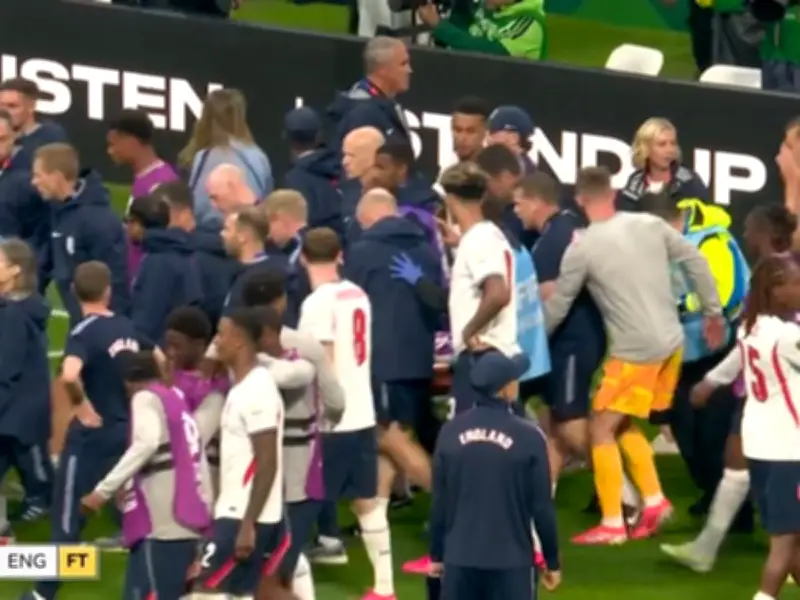 England's Jordan Henderson Injured in World Cup Win Celebration