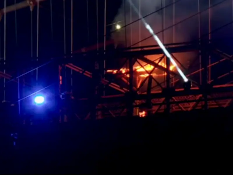 Fire Breaks Out on Brooklyn Bridge After July 4 Fireworks in NYC
