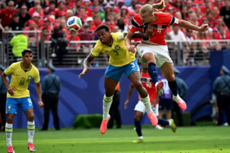 Gary Neville 'fuming' with Gabriel after Haaland stuns Brazil in World Cup