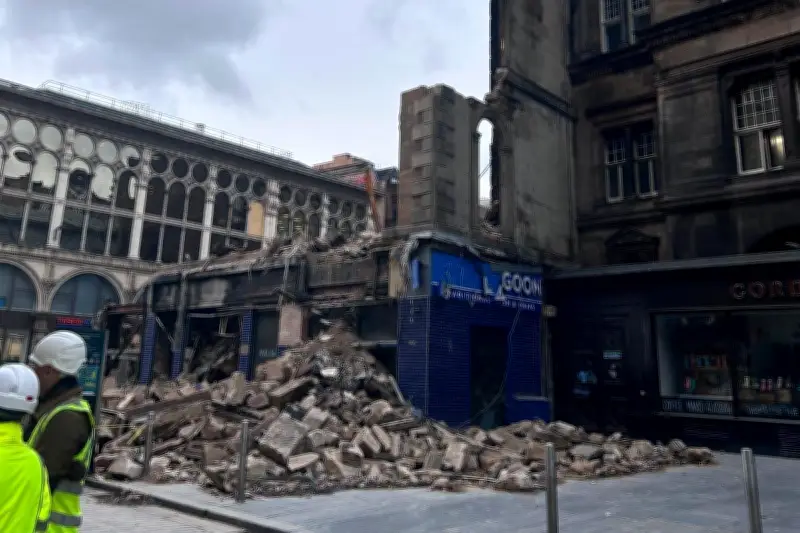 Glasgow Fire Site Near Central Station Could Reopen This Year