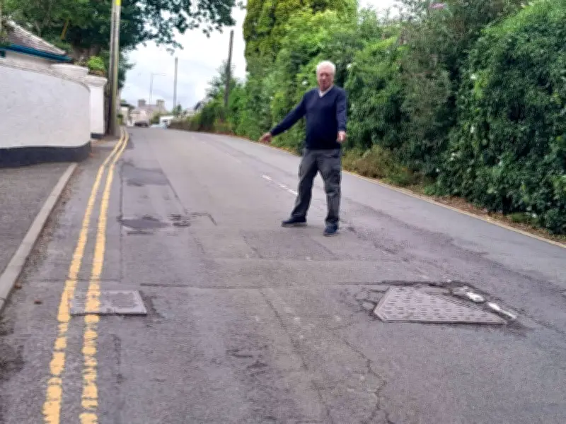 Gwynedd Road with 50 Potholes on 200m Stretch Sparks Protest Threat