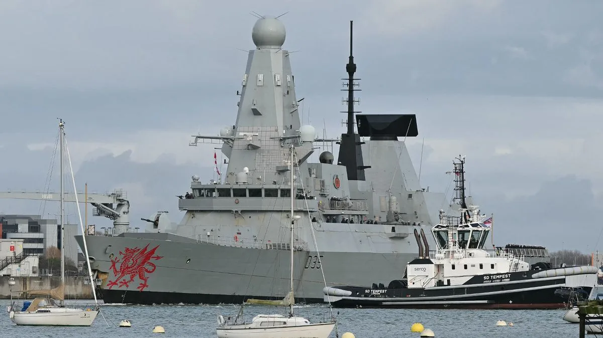 HMS Dragon Spent Three Days in Channel Before Cyprus Deployment