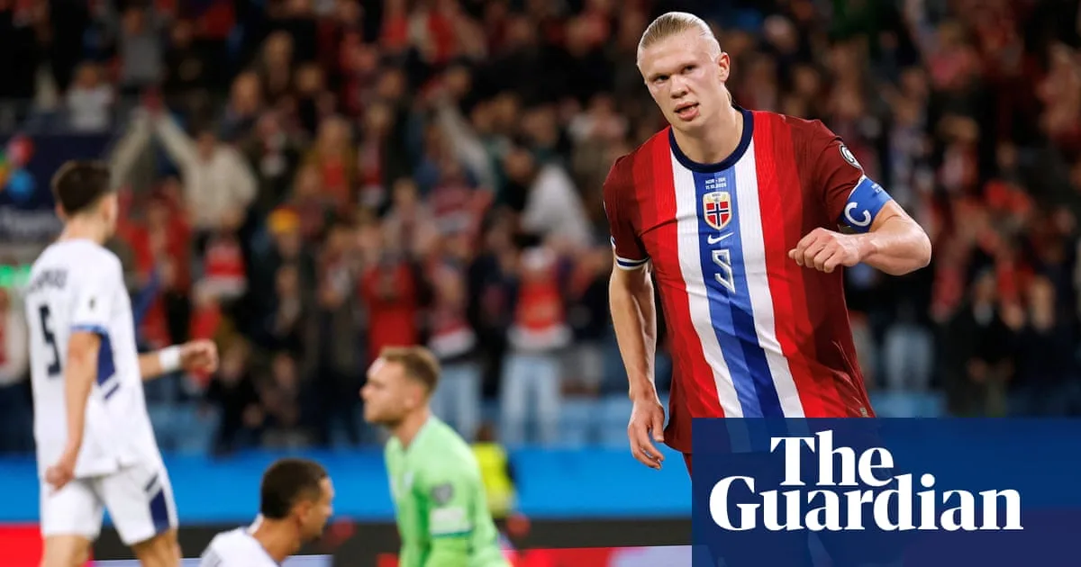 Haaland hat-trick steers Norway past Israel amid Oslo protests