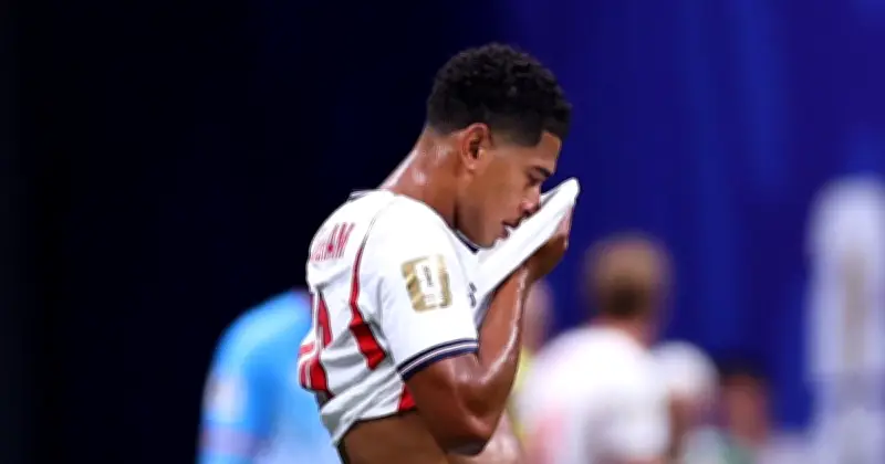 Jude Bellingham's Frustration Boils Over as England Trail DR Congo