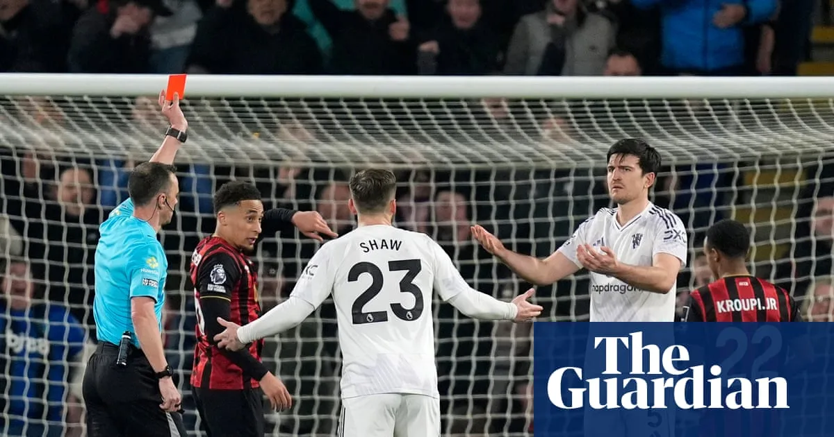 Maguire's Red Card Mars Manchester United's Draw with Bournemouth