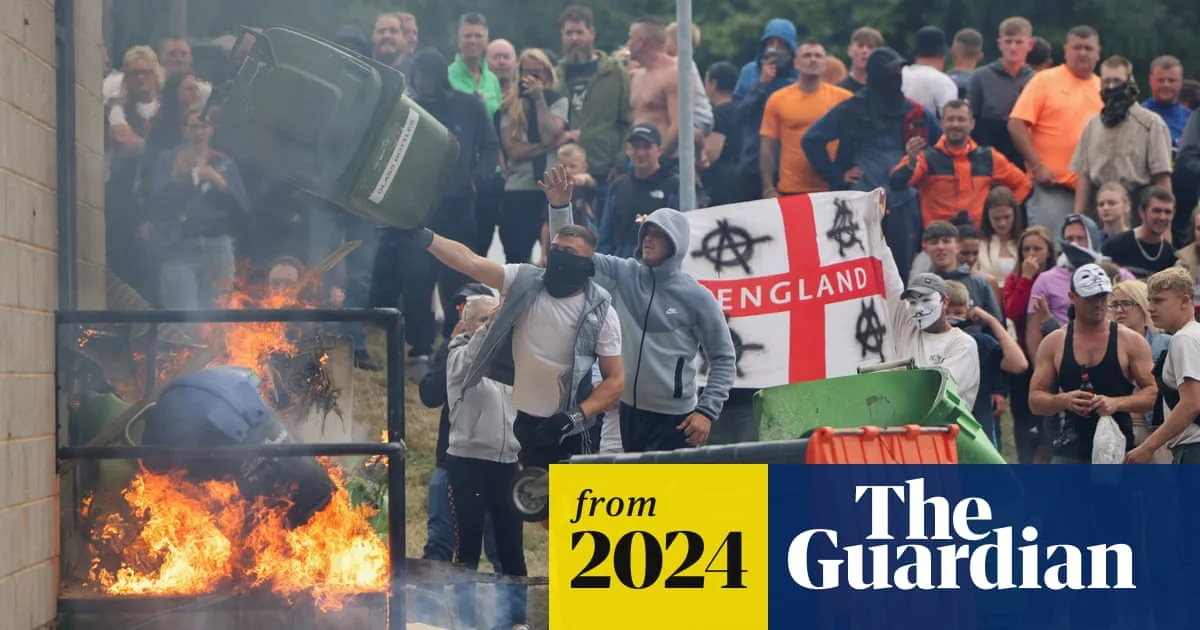 Masked Mob Attempts to Torch Asylum Seeker Hotel in Rotherham Riot