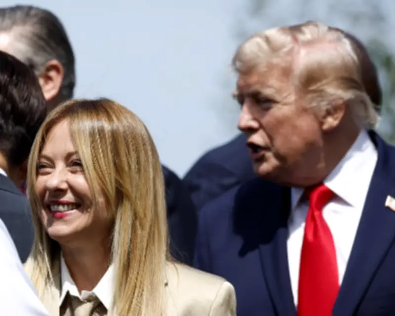 Meloni Hits Back at Trump Over 'Made Up' Photo Claim in G7 Spat