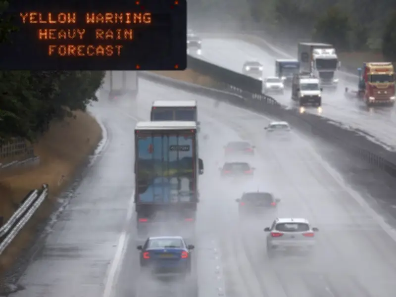 Met Issues Yellow Rain Warning for Scotland: Flooding and Travel Disruption Expected
