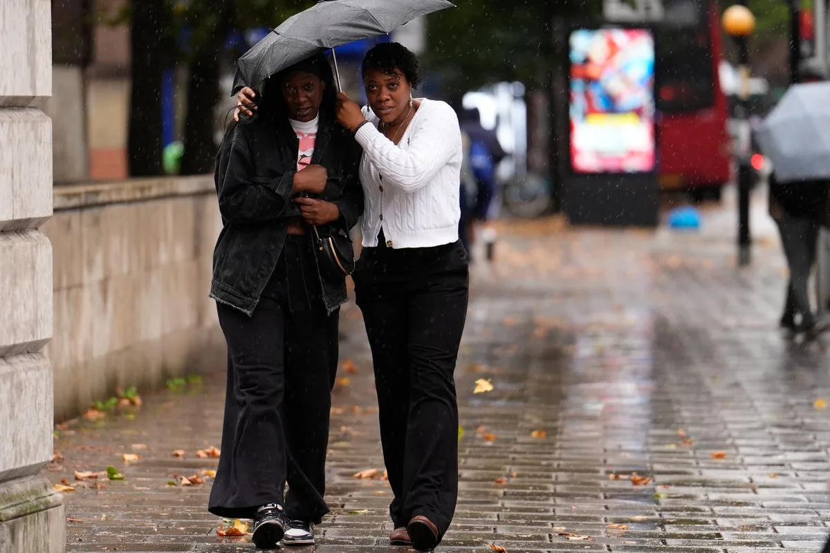 Met Office Issues Yellow Warning for Heavy Rain and Strong Winds Across UK