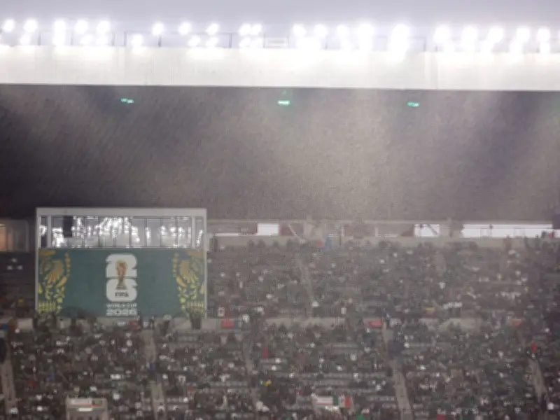 Mexico vs Ecuador World Cup Match Delayed by Thunderstorms