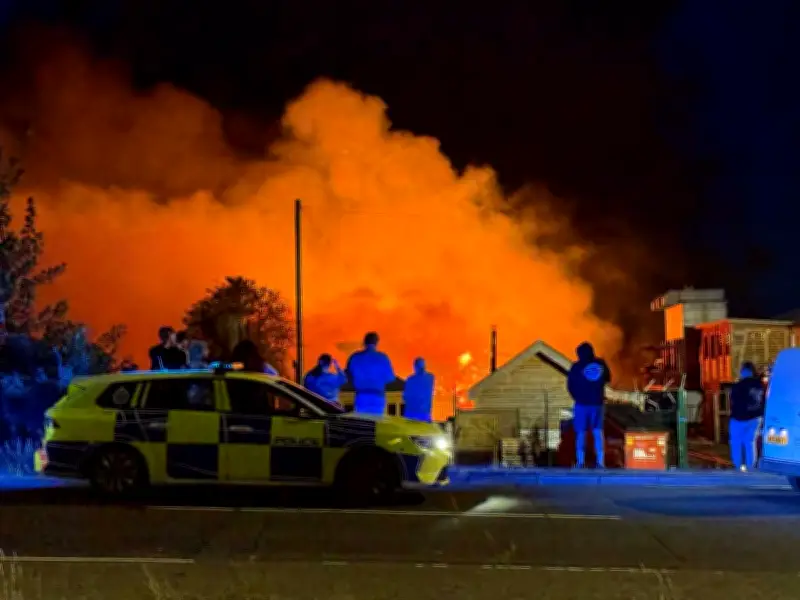 North Shields Fire: Cordon in Place After Huge Blaze Near Tyne Tunnel