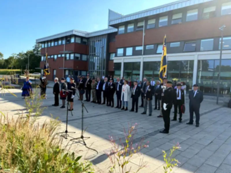 Northumberland Fusiliers Honored on 110th Somme Anniversary