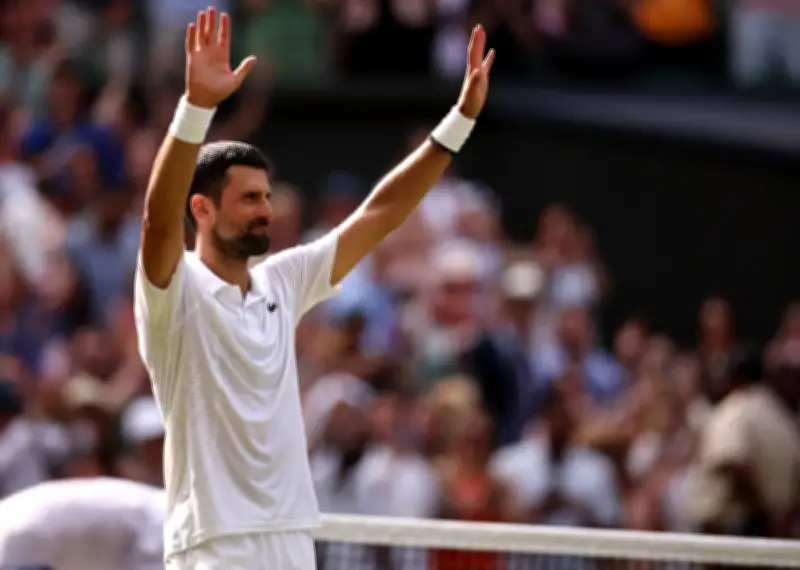 Novak Djokovic breaks Roger Federer's Wimbledon match wins record