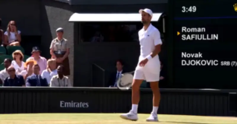 Novak Djokovic Sweary Wimbledon Rant Stuns BBC, Umpire Steps In