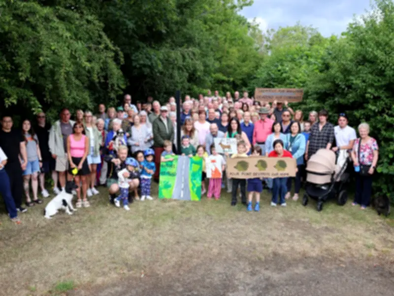 Outcry Over 240-Home Plan as Locals Fear New Road Cutting Through Green Space