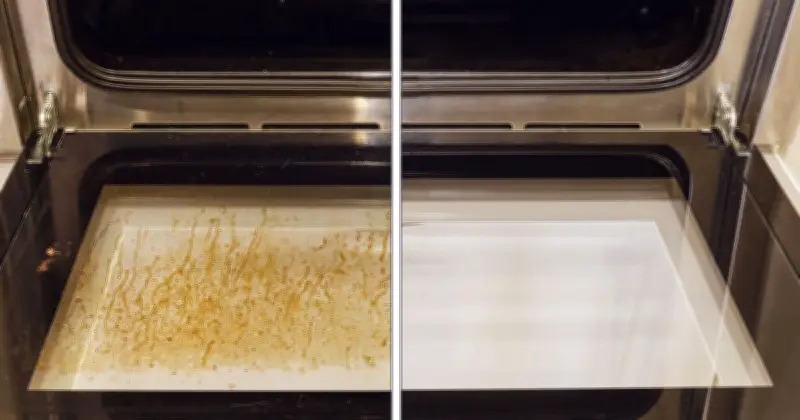 Oven Glass Stains Vanish in 10 Minutes Without Scrubbing Using Magic Eraser