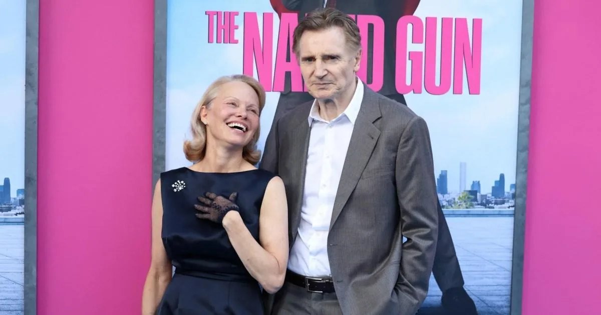 Pamela Anderson Denies PR Relationship with Liam Neeson