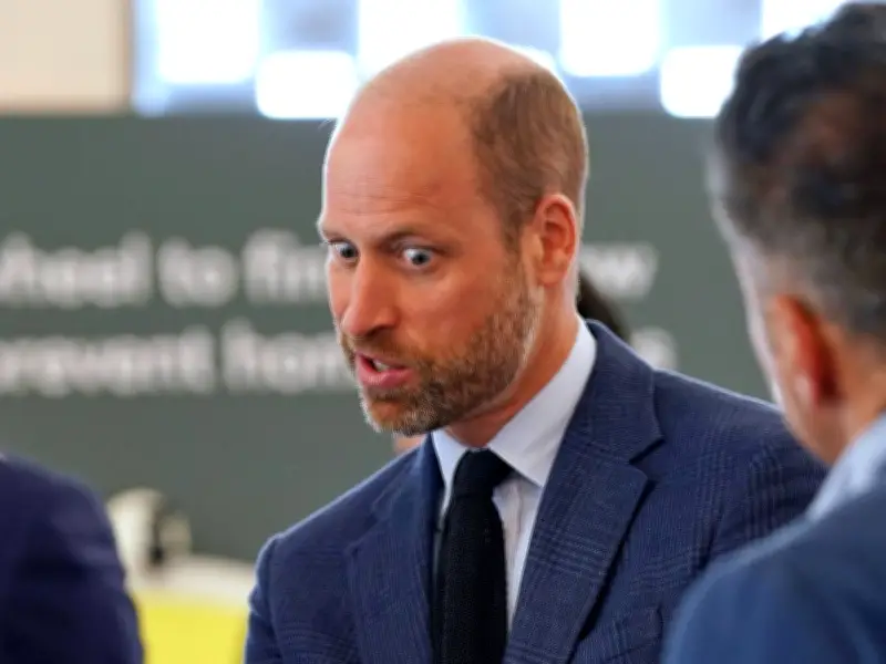 Prince William's Cheeky Hairdryer Joke Stuns Crowd During Royal Visit