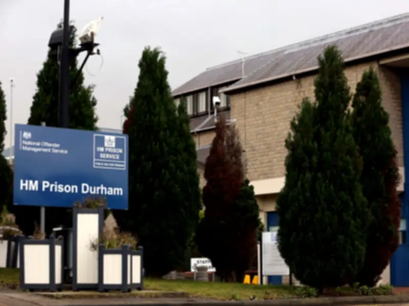 Prisoner slashes cell mate's face with plastic fork in HMP Durham attack