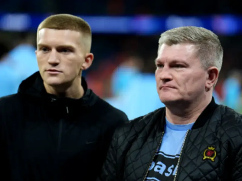 Ricky Hatton's Son Says Thugs Firebombed Boxer's Car in Targeted Attack