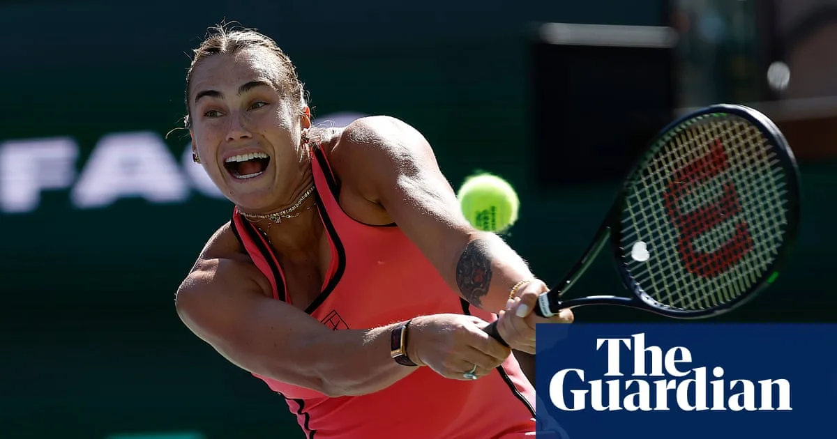 Sabalenka Powers Past Osaka at Indian Wells as Gibson Stuns Paolini