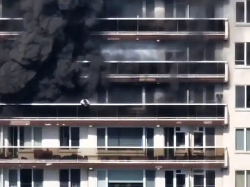 Several Killed in Antwerp Apartment Block Fire, Major Rescue Operation Underway