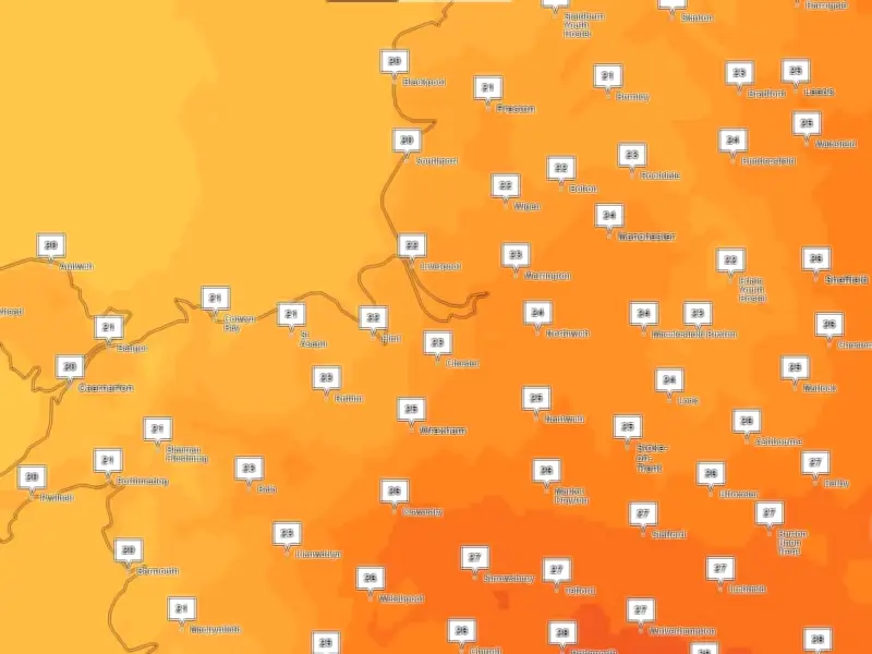 Sun to Return to Liverpool with 25°C Highs Next Week