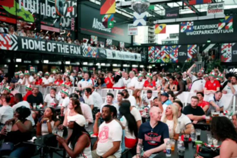 Thousands of Londoners Skip Work Early for England World Cup Match