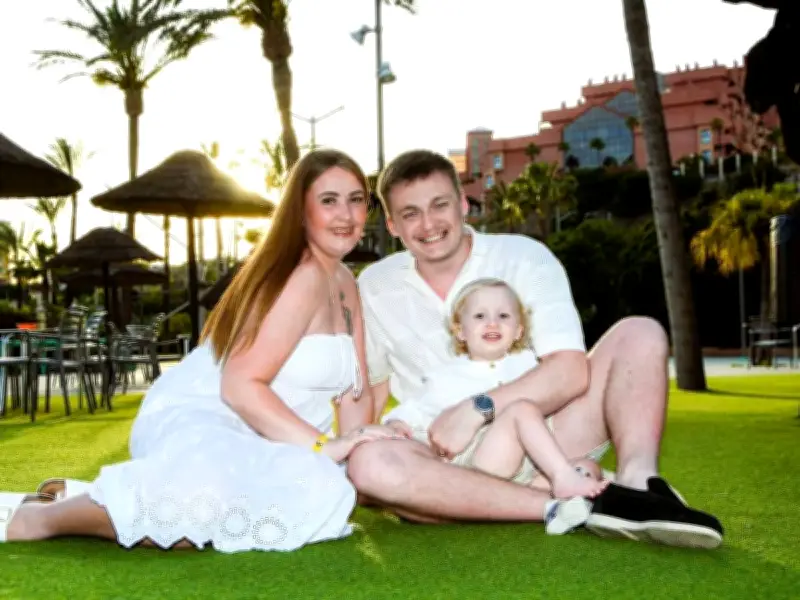 Toddler spent year with broken leg before rare bone condition surgery