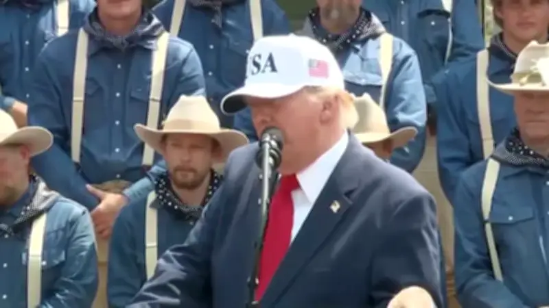 Trump's Bizarre Day: AI Slop Video, Threesome Joke, and More