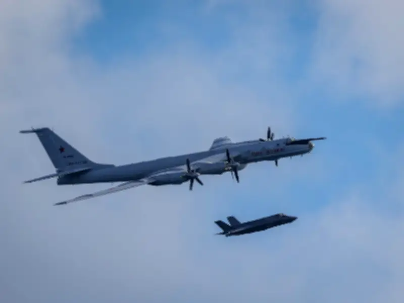 UK F-35s Intercept 'Unsafe' Russian Bear-F Aircraft Near Carrier Group