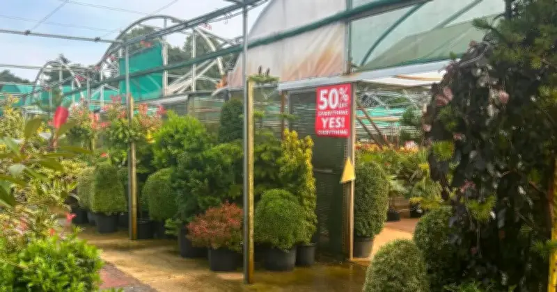 UK Garden Centre Closes After 114 Years with 50% Off Sale