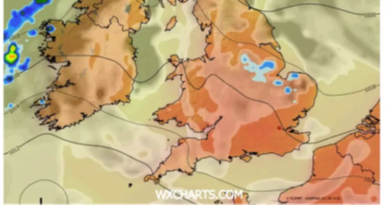 UK Heatwave: South East Could Hit 34C as Met Office Issues Yellow Rain Warning