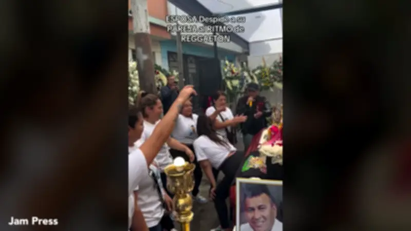 Widow Twerks on Husband's Coffin at Reggaeton Funeral in Mexico