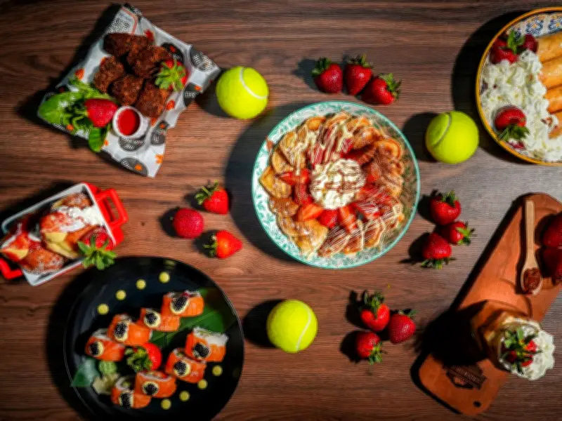 Wimbledon Stars Eat Cake on Pasta and Sushi for Breakfast