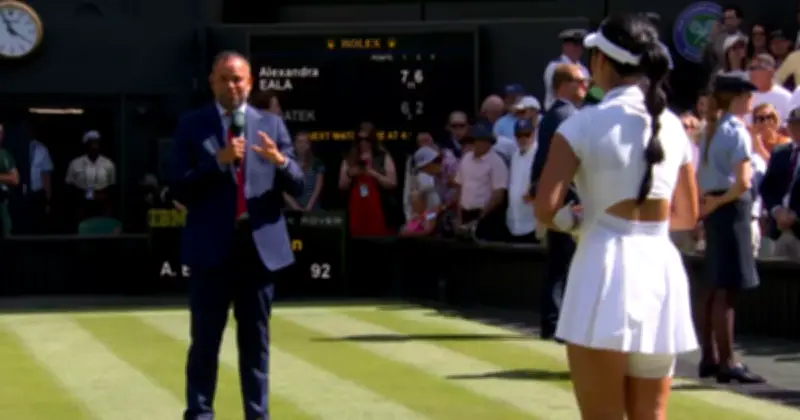 Wimbledon Viewers Question 'Strange' BBC Interview Distancing