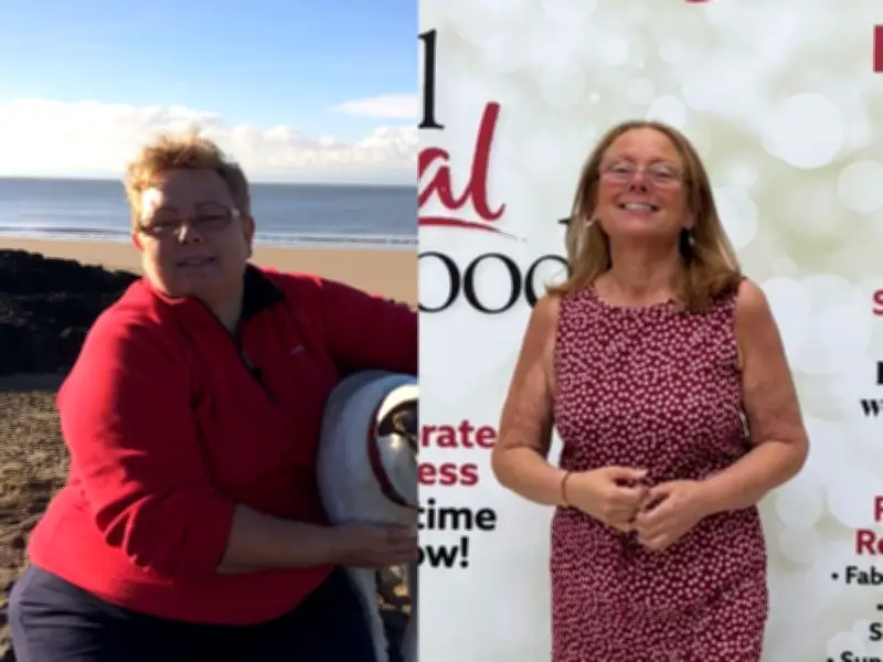 Woman loses 10.5 stone after being refused knee surgery due to weight