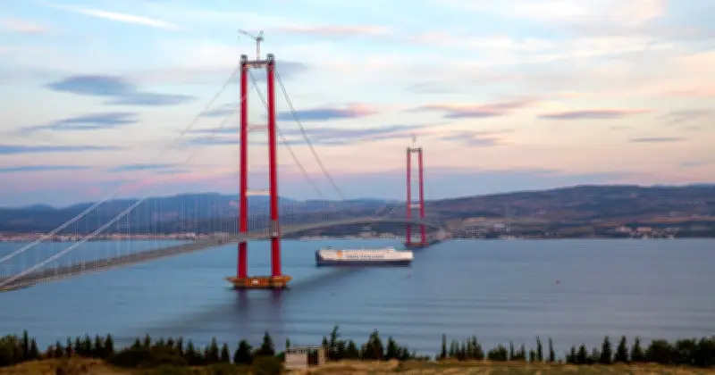 World's Longest Suspension Bridge: Turkey's 1915 Çanakkale Bridge Cost €2.5bn