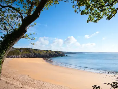 Barafundle Beach in Pembrokeshire Exceeds Every Expectation on Coastal Hike